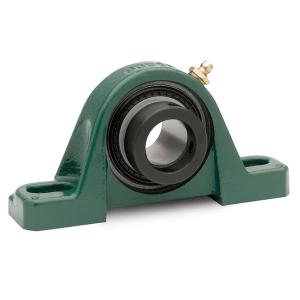 P2B-SXRB-207, Two-Bolt Pillow Block, Non-Expansion, Cast Iron, 2.4375" Bore Dia.